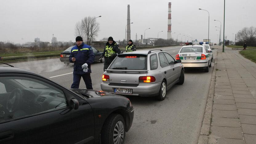 Policijos reidas Klaipėdoje