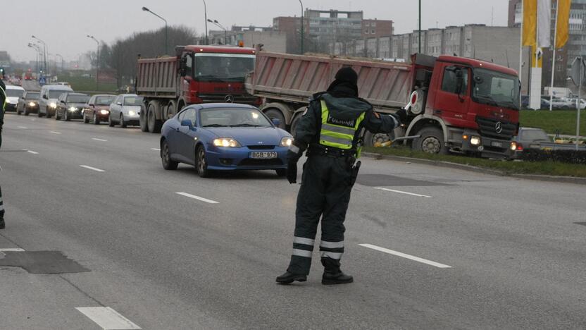 Policijos reidas Klaipėdoje