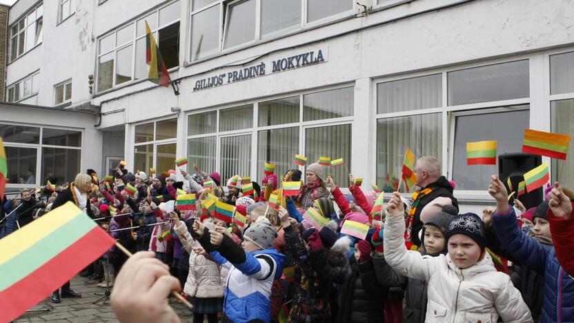 Mažieji patriotai jau atšventė Nepriklausomybės dieną