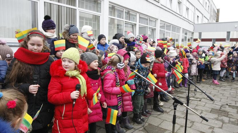 Mažieji patriotai jau atšventė Nepriklausomybės dieną