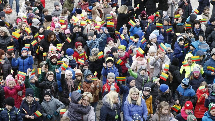 Mažieji patriotai jau atšventė Nepriklausomybės dieną