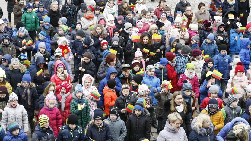 Mažieji patriotai jau atšventė Nepriklausomybės dieną