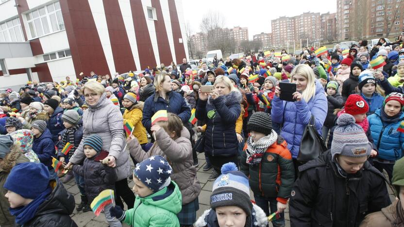 Mažieji patriotai jau atšventė Nepriklausomybės dieną