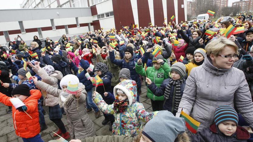 Mažieji patriotai jau atšventė Nepriklausomybės dieną