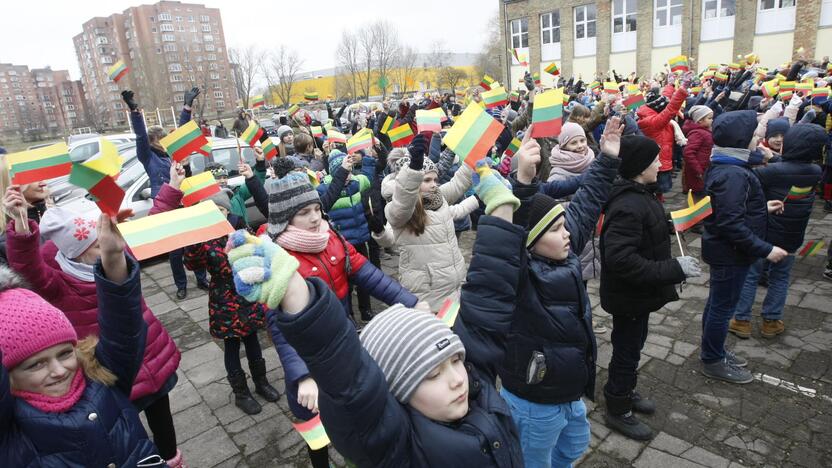 Mažieji patriotai jau atšventė Nepriklausomybės dieną