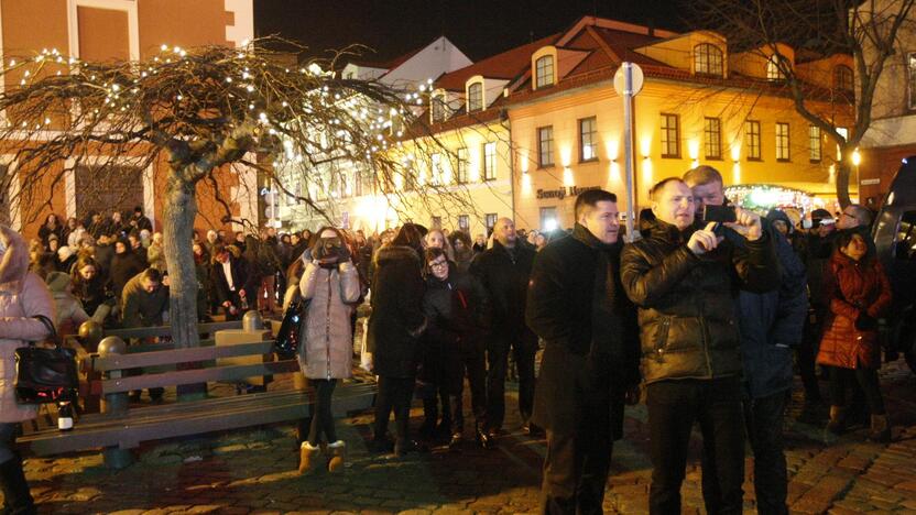 Klaipėdiečiai audringai pasitiko Ugninės Raudonosios Beždžionės metus