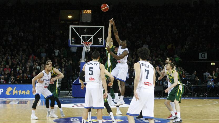 Lietuva – Italija. FIBA Pasaulio taurės atranka