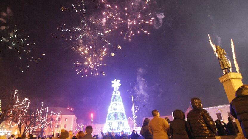 Klaipėdiečiai audringai pasitiko Ugninės Raudonosios Beždžionės metus