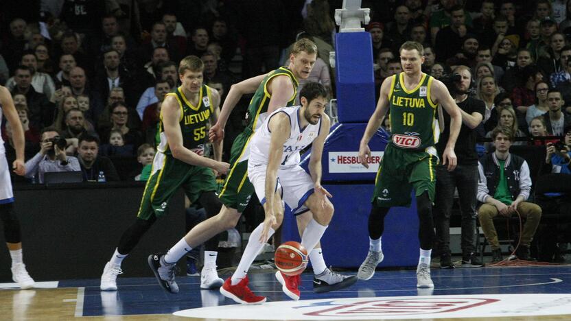 Lietuva – Italija. FIBA Pasaulio taurės atranka