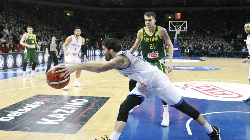 Lietuva – Italija. FIBA Pasaulio taurės atranka