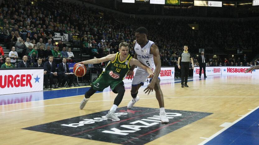 Lietuva – Italija. FIBA Pasaulio taurės atranka