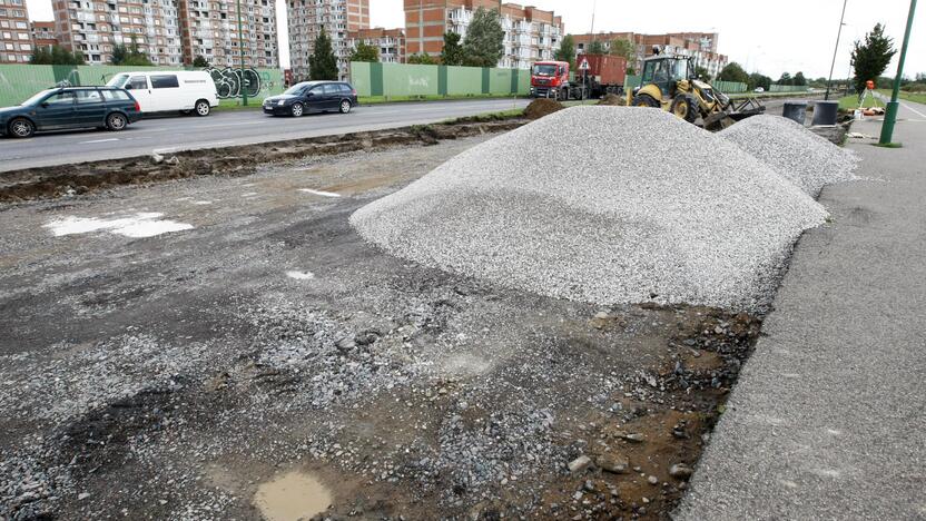 Jūrininkų prospekte prasidėjo remontas