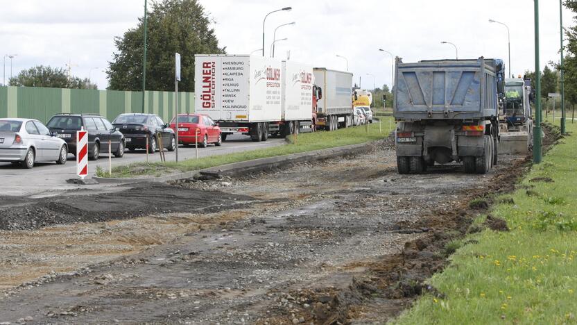 Jūrininkų prospekte prasidėjo remontas