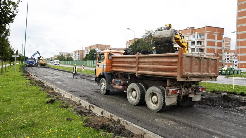 Jūrininkų prospekte prasidėjo remontas