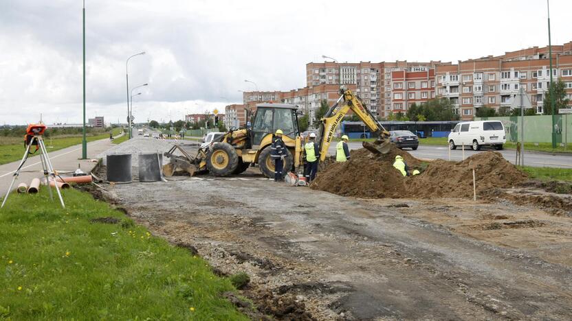 Jūrininkų prospekte prasidėjo remontas