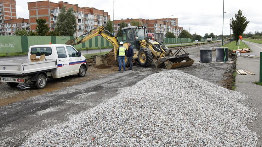 Jūrininkų prospekte prasidėjo remontas