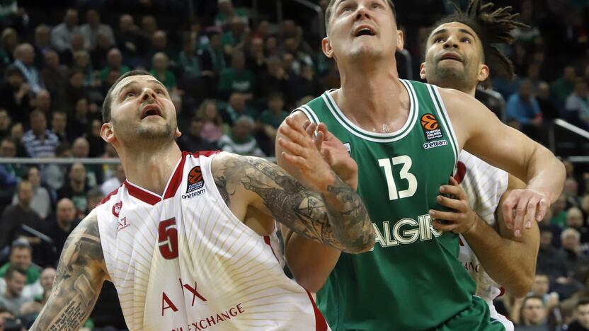 Eurolyga: „Žalgiris“ – „Olimpia“ 105:97