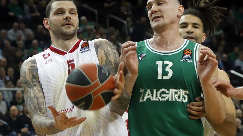 Eurolyga: „Žalgiris“ – „Olimpia“ 105:97