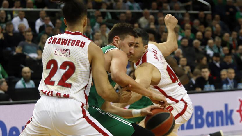 Eurolyga: „Žalgiris“ – „Olimpia“ 105:97