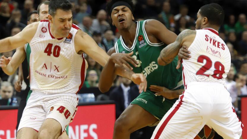 Eurolyga: „Žalgiris“ – „Olimpia“ 105:97