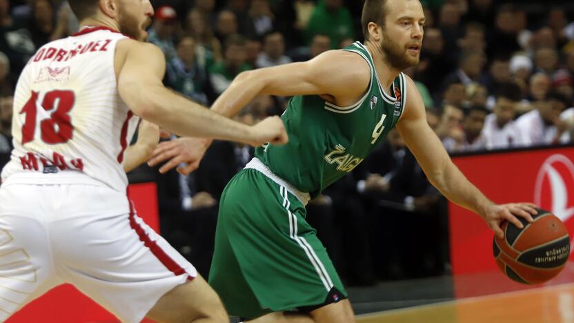 Eurolyga: „Žalgiris“ – „Olimpia“ 105:97