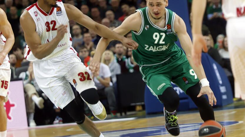 Eurolyga: „Žalgiris“ – „Olimpia“ 105:97