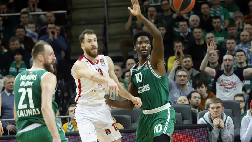 Eurolyga: „Žalgiris“ – „Olimpia“ 105:97