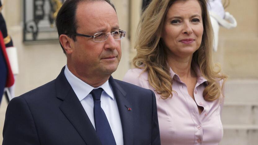 Francois Hollande'as ir Valerie Trierweiler