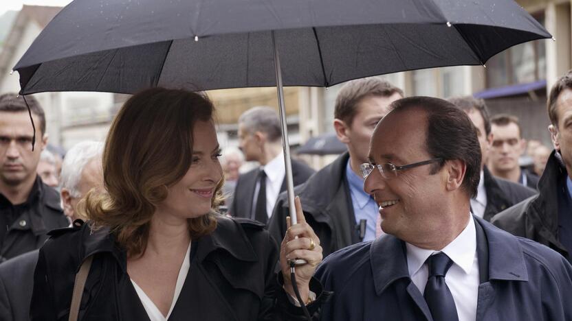 Francois Hollande'as ir Valerie Trierweiler