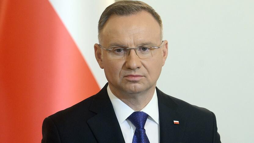 Lenkijos prezidentas Andrzejus Duda.