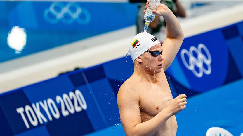 Rezervas: D.Rapšys į 200 m plaukimo laisvu stiliumi finalą pateko, pasiekęs trečią rezultatą.