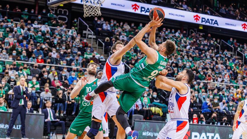 Uždelsė: per ketvirtą mačo su „Anadolu Efes“ kėlinį „Žalgiris“ pelnė 31 tašką, per pirmus tris – 40.