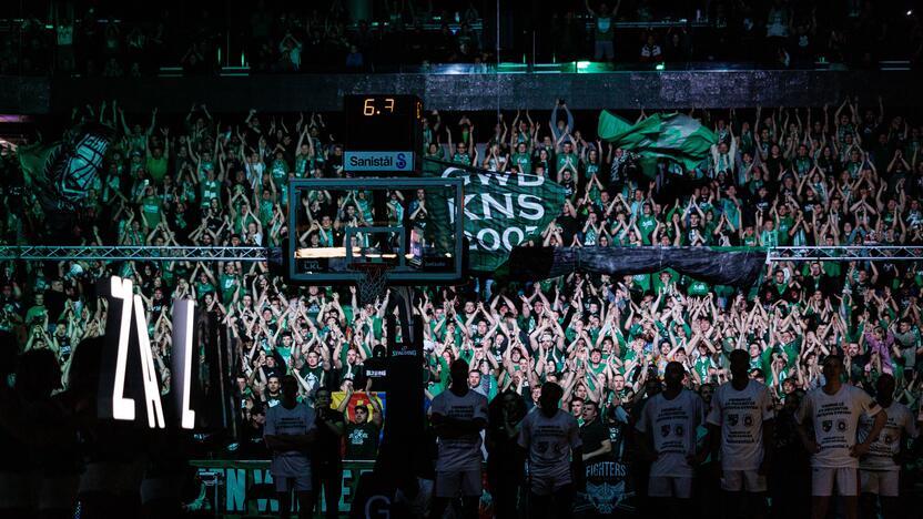 LKL rungtynės: Kauno „Žalgiris“ ir Vilniaus „Rytas“