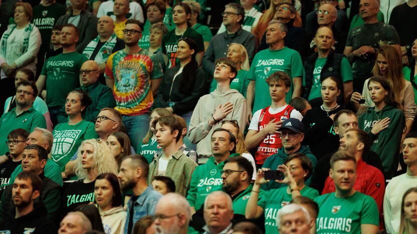 LKL rungtynės: Kauno „Žalgiris“ ir Vilniaus „Rytas“