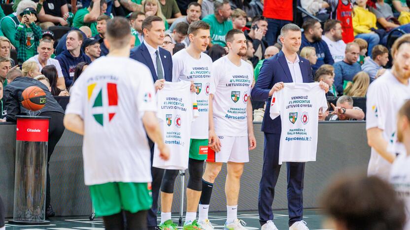 LKL rungtynės: Kauno „Žalgiris“ ir Vilniaus „Rytas“