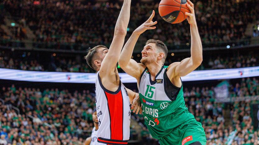 LKL rungtynės: Kauno „Žalgiris“ ir Vilniaus „Rytas“