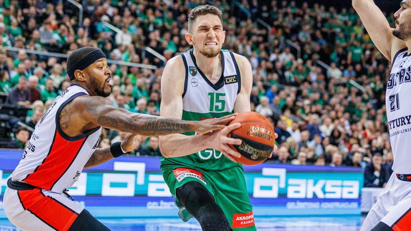 LKL rungtynės: Kauno „Žalgiris“ ir Vilniaus „Rytas“