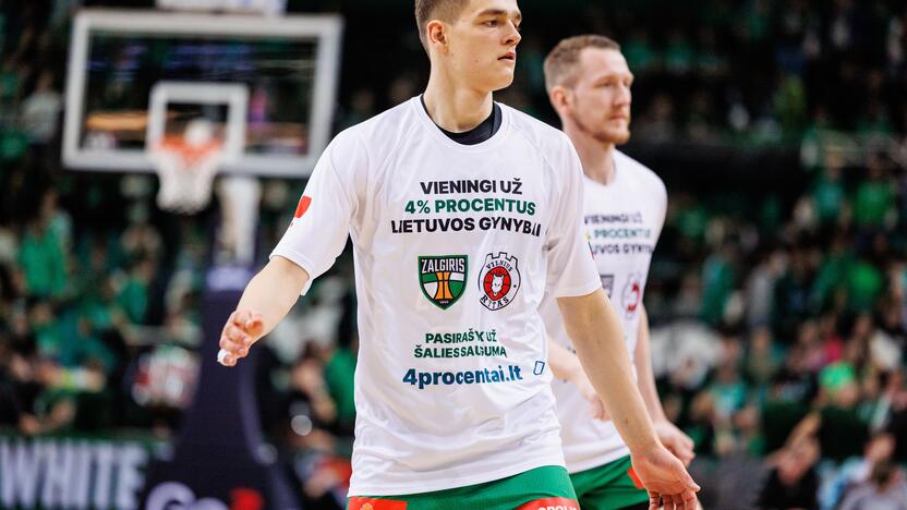 LKL rungtynės: Kauno „Žalgiris“ ir Vilniaus „Rytas“