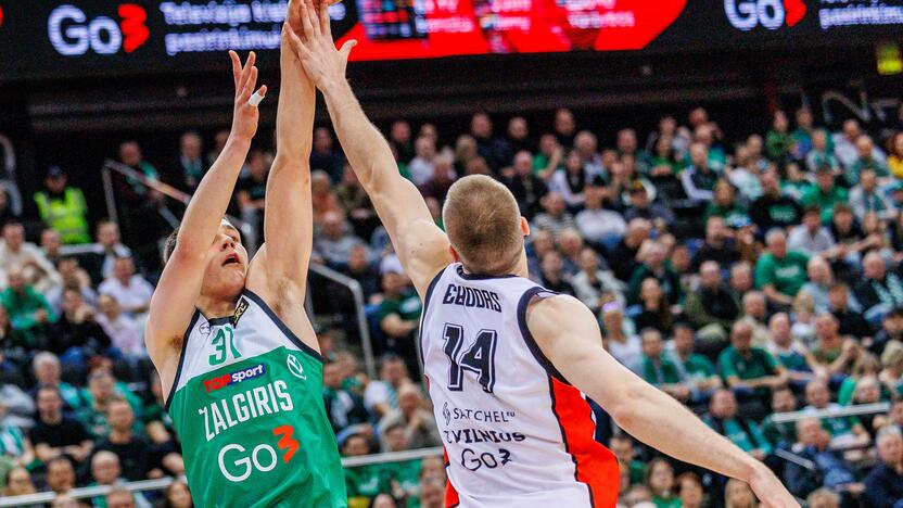 LKL rungtynės: Kauno „Žalgiris“ ir Vilniaus „Rytas“