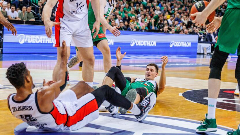 LKL rungtynės: Kauno „Žalgiris“ ir Vilniaus „Rytas“