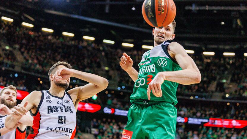 LKL rungtynės: Kauno „Žalgiris“ ir Vilniaus „Rytas“