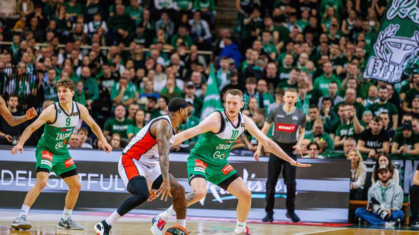 LKL rungtynės: Kauno „Žalgiris“ ir Vilniaus „Rytas“