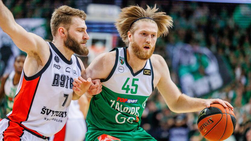 LKL rungtynės: Kauno „Žalgiris“ ir Vilniaus „Rytas“