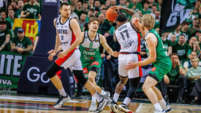 LKL rungtynės: Kauno „Žalgiris“ ir Vilniaus „Rytas“