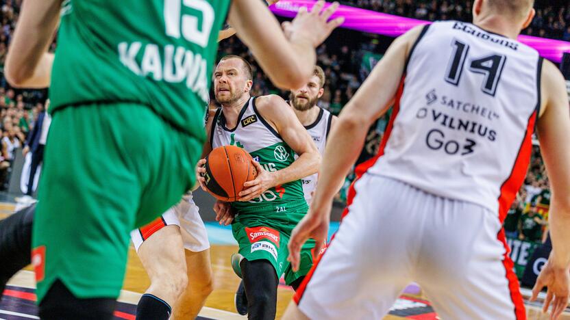 LKL rungtynės: Kauno „Žalgiris“ ir Vilniaus „Rytas“