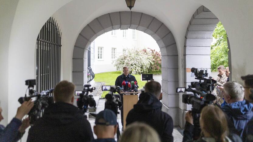  Gintaro Grušo spaudos konferencija