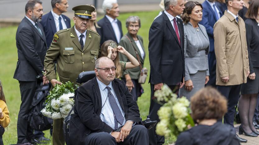 Medininkų žudynių pagerbimo ceremonija Antakalnio kapinėse