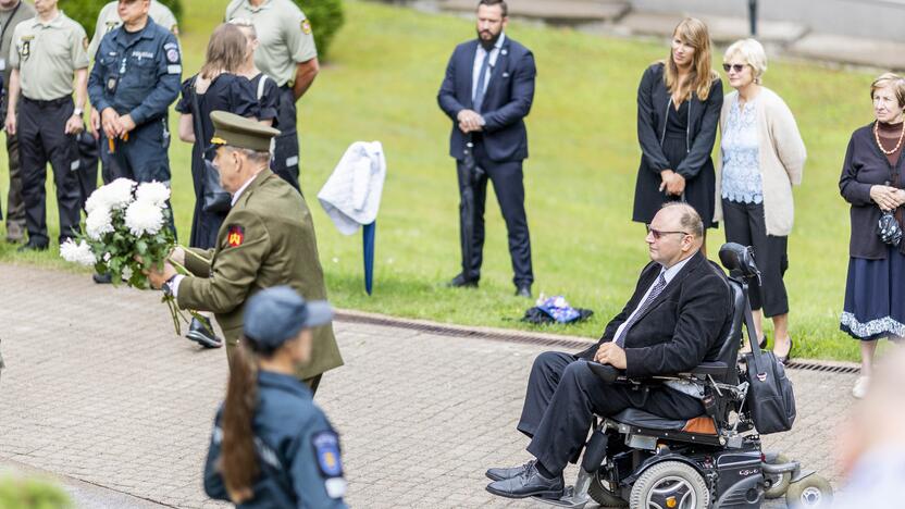 Medininkų žudynių pagerbimo ceremonija Antakalnio kapinėse