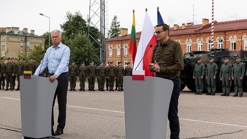  G. Nausėda susitiko su M. Morawieckiu