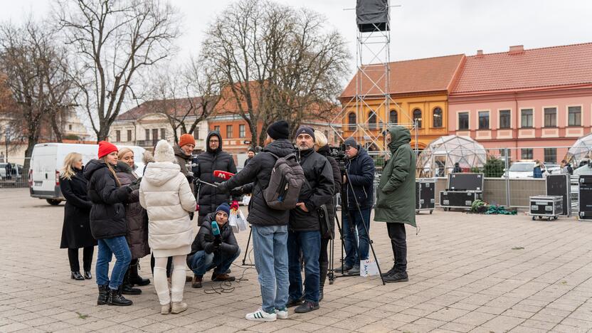 Pristatyta Kauno kalėdinė eglutė 